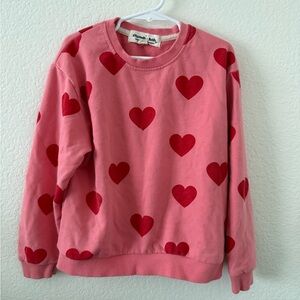Pink Heart Sweater